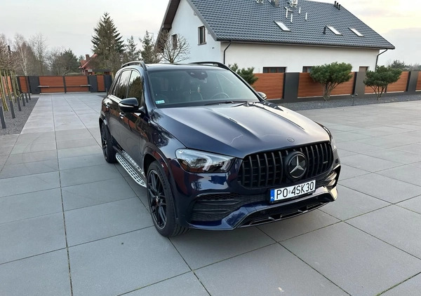 Mercedes-Benz GLE cena 364900 przebieg: 58500, rok produkcji 2020 z Konin małe 172